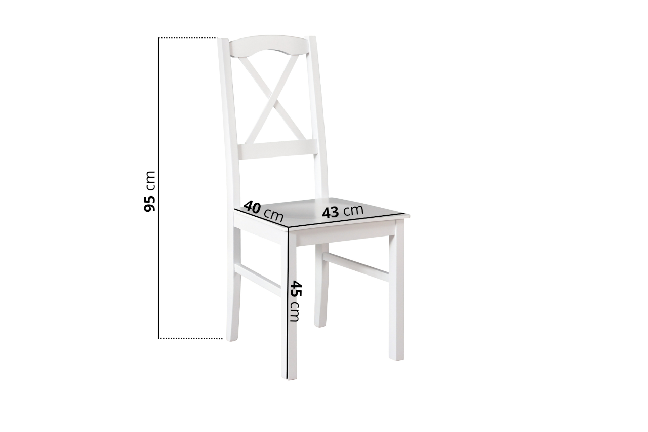 Krzesło NILO 11D biały
