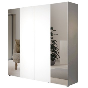 dk-meble-szafa-cabo-2l-200-biały-dwa-lustra