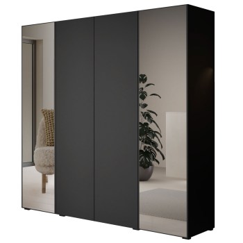 dk-meble-szafa-cabo-2l-200-czarny-dwa-lustra