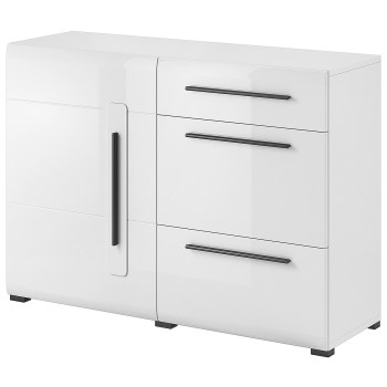 Komoda TULSA TU45 biały / biały połysk