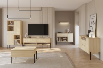 Meble do salonu DORE 1 dąb lindberg