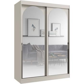 Szafa przesuwna 150 MOGI kaszmir + czarny