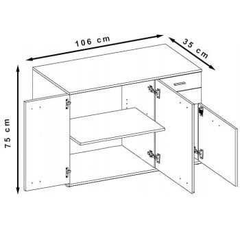 Komoda MIKA 1