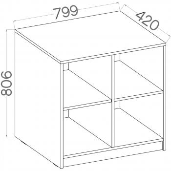 Wymiary: Szafka dolna MALTIS MT01
