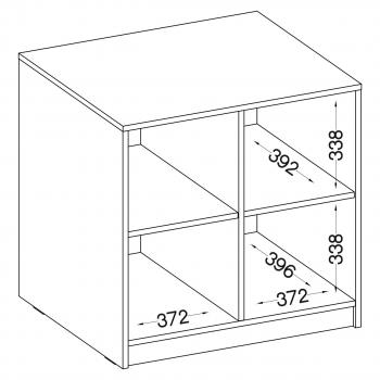 Wymiary: Komoda MALTIS MT02