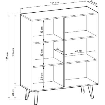 Wymiary: Komoda WILLOW 03