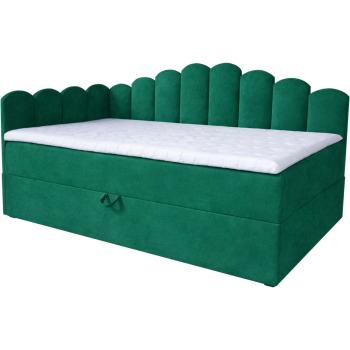 Łóżko dziecięce tapicerowane 90x160 NELA royal 33 lewe