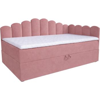 Łóżko dziecięce tapicerowane 80x160 NELA royal 14 prawe